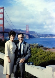 mom and dad and the bridge